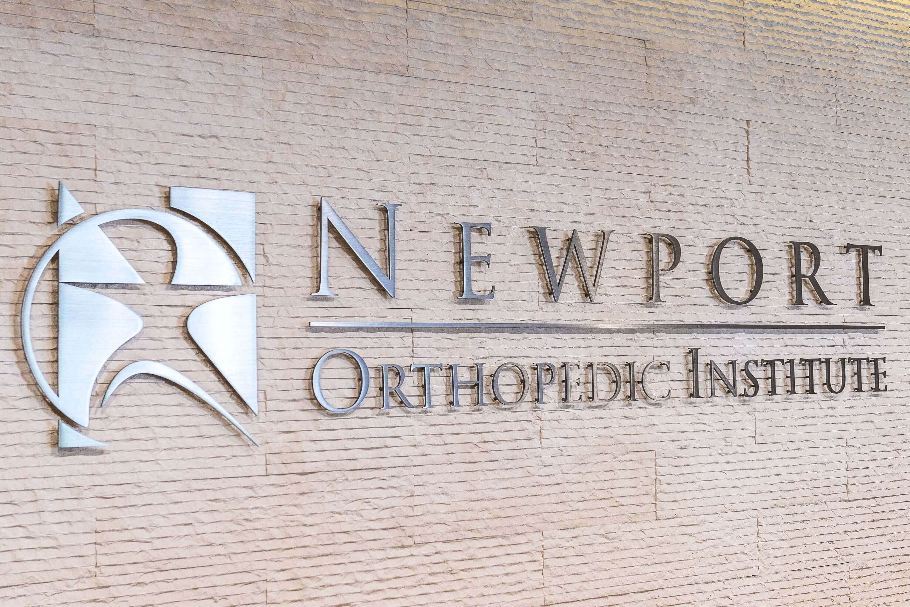 Newport Orthopedic Institute Sign